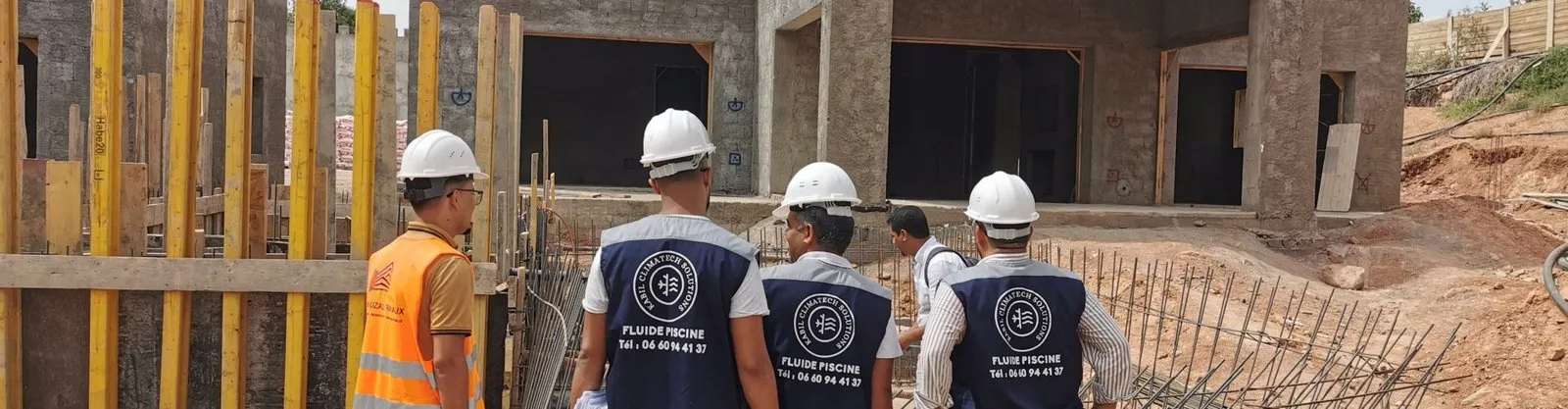Equipo de Kabil Climatech trabajando en una obra